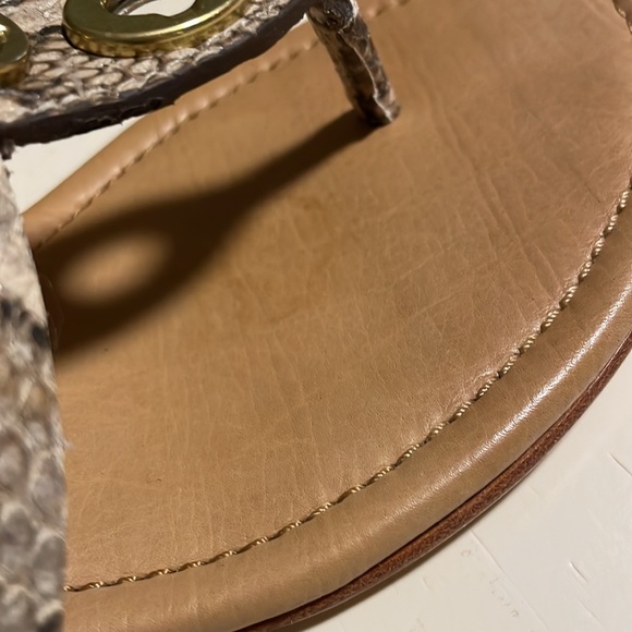 Coach printed python Vicky sandals size 7 worn once - Picture 12 of 15